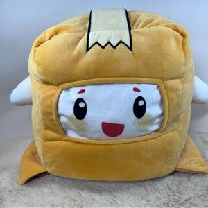 Boxy Lanky Box Adorable Yellow‎ and White Stuffed Animal Toy